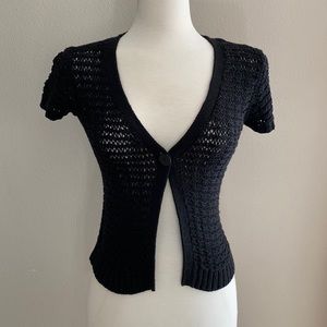Ann Taylor LOFT XS Crochet Cardigan